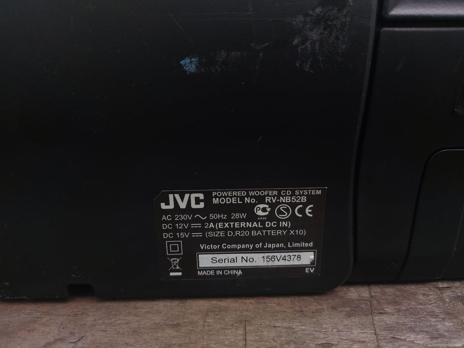 Casetofon Boombox JVC RV-NB52B