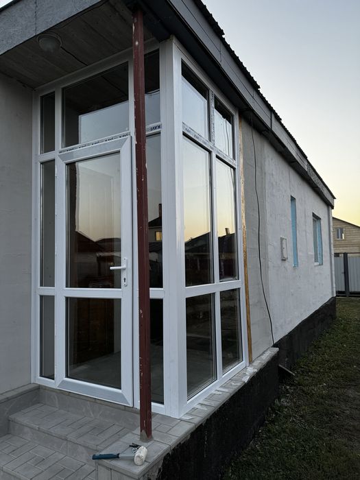 Тамбур Перегородка окна двери пластик алюминий