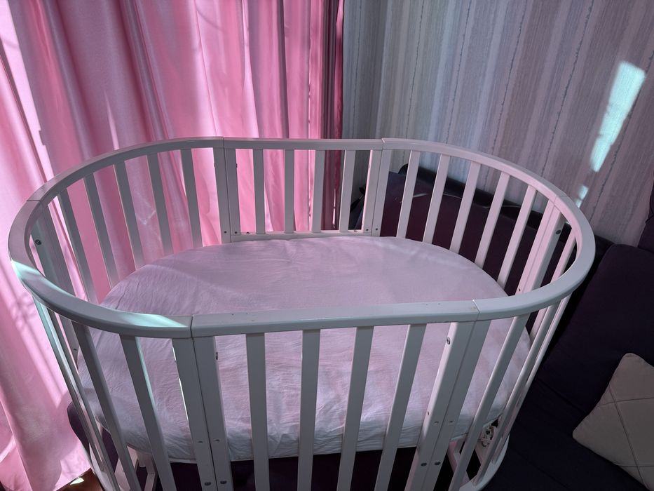 Детская кроватка трансформер, б/у.