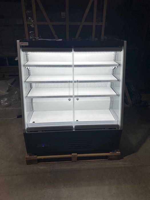 Vitrina frig semiverticala 100 cm plug-in 2 usi/ -1..+5 C / NOU / STOC