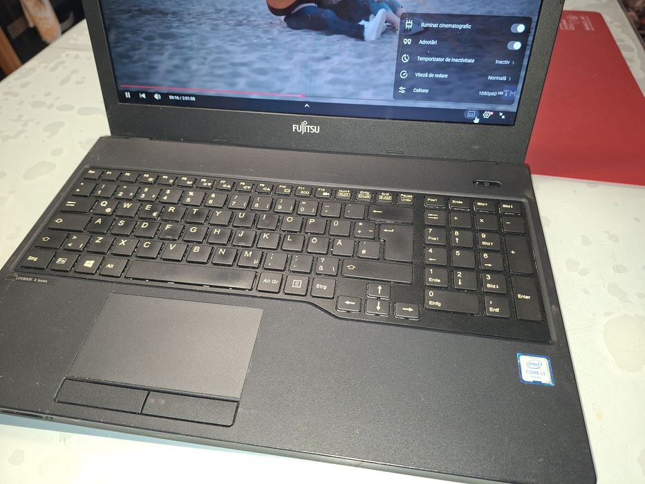 Fujitsu A357, Intel i3 gen6, 8 gb DDR4, Bluetooth, baterie ok