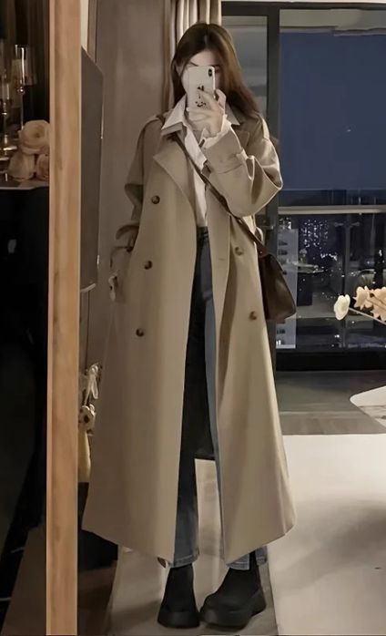 Осенний/весенний тренч