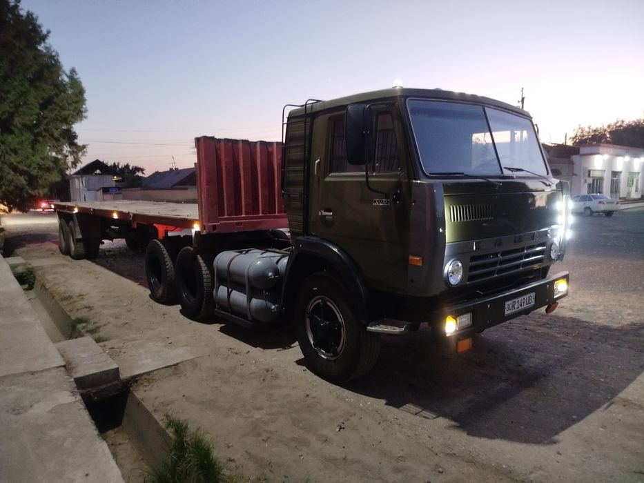 КамАЗ тегач + прицеп