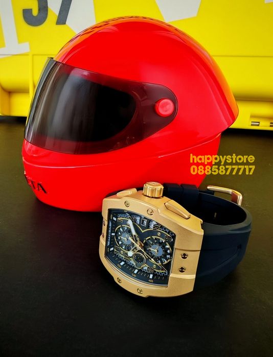 INVICTA Racing Strada Gold/Black 47 mm, Инвикта нов ръчен часовник
