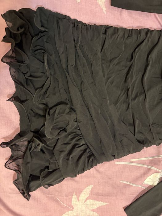 Черна къса рокля