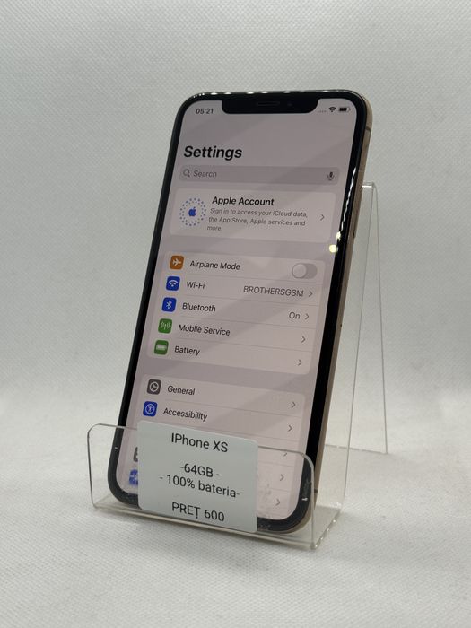 OFERTA! Magazin Vindem: Iphone XS, 64GB, 100% bateria