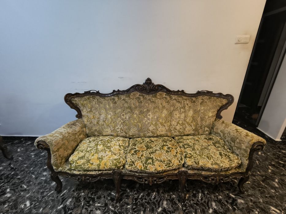 Canapea cu două fotolii ( salon în stil Ludovic /vitange \ baroc) mobilier antic!