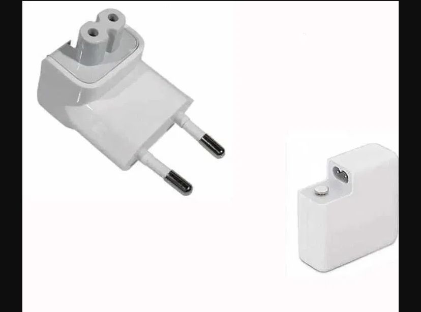 евро-вилка на зарядку MacBook для блока питания