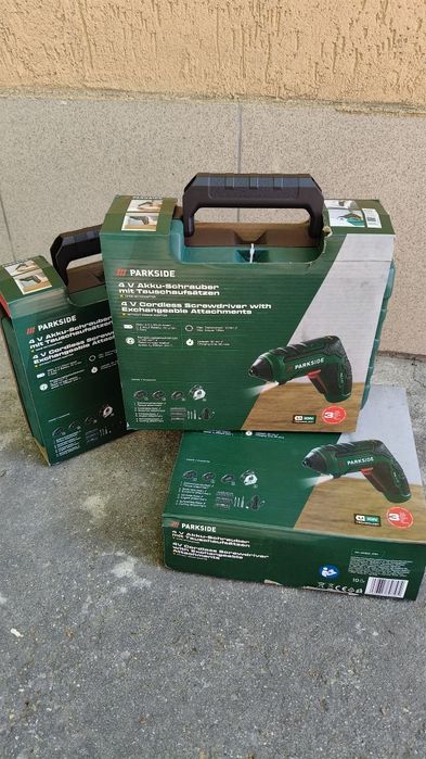Mașina de înșurubat surubelniță multifuncțională Parkside cu acumulator
