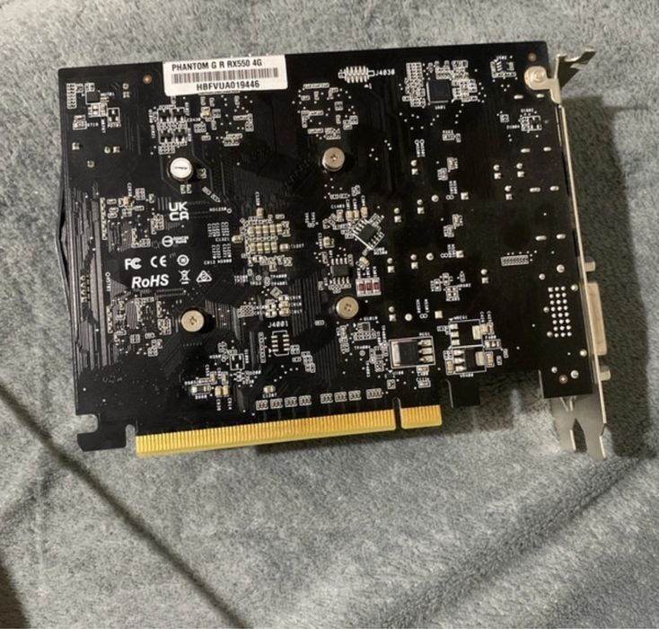 Placa video rx 550 4gb