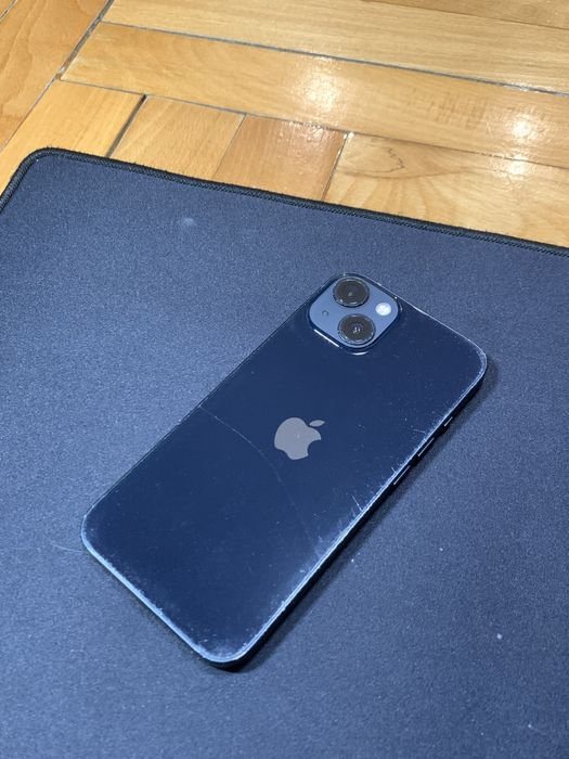 НОВА БАТЕРИЯ! iPhone 13 128gb midnight blue, пълен комплект