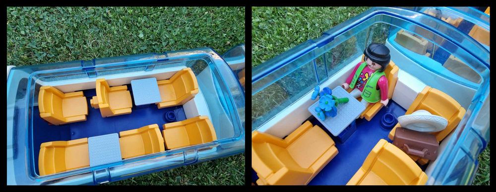 Tren electric Playmobil 4016, trenulet cu telecomanda