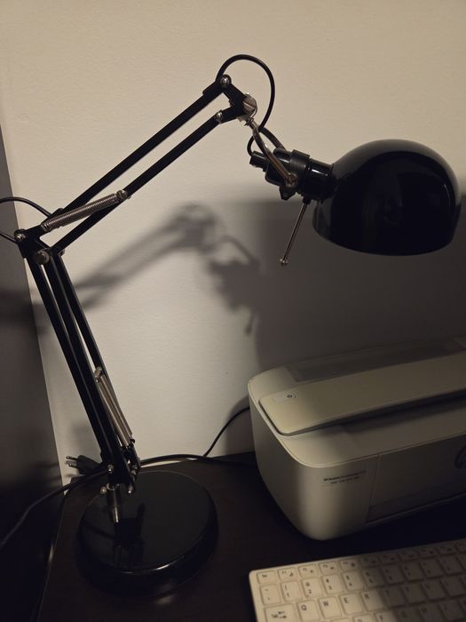 Veioza birou Forsa Ikea, neagra