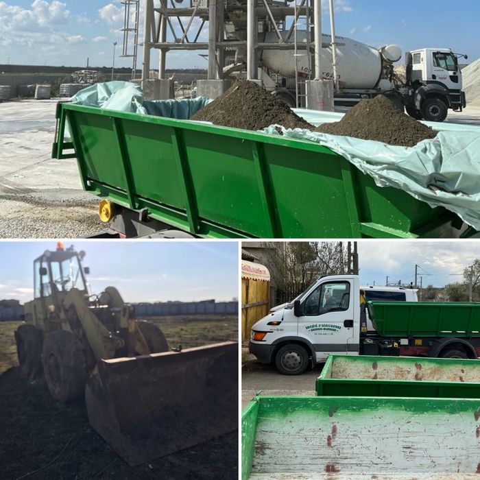 Transport,moluz,moloz,gunoi,nisip,bena,cuva,container,debarasari locui