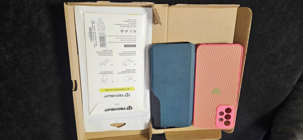 Vand 2 huse si o folie sticla pt. Samsung A14 5G