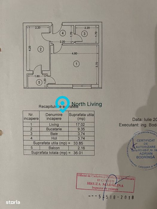 Vand Garsoniera | Plaza Residence- Lujerului