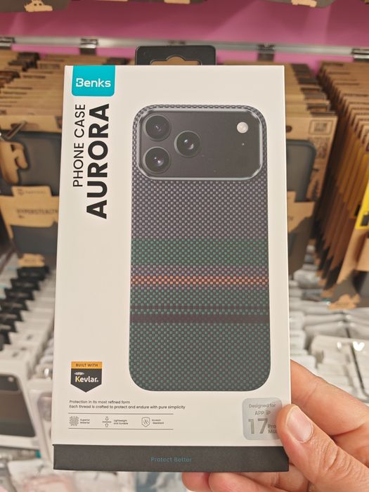 BENKS Aramid Carbon Fiber case iPhone 17 Pro / iPhone 17 Pro Max