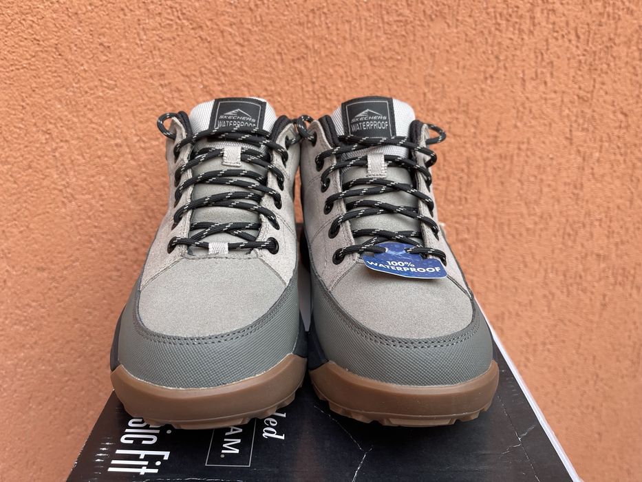 Ghete Skechers impermeabile originale noi piele bocanci cizme 42
