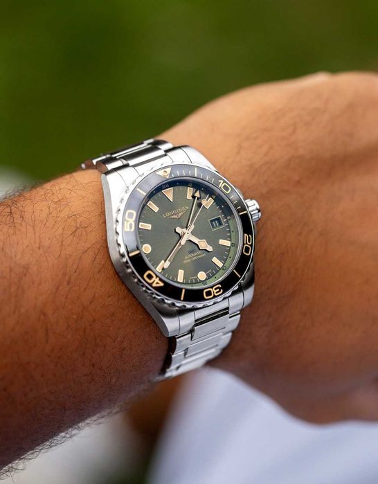 Ceas Longines HydroConquest GMT (L3.790.4.06.6) - Bratara originala metal + bratara rubber originala extra (cutie, acte, garantie)