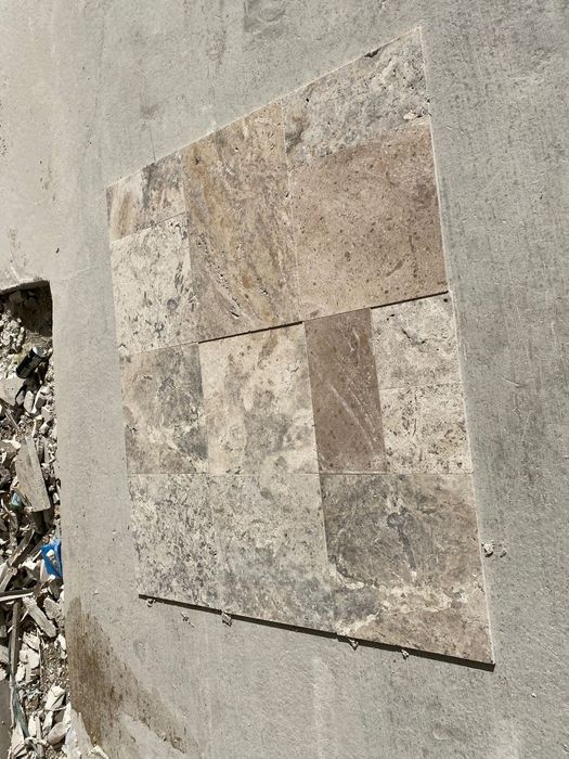 Травертин Силвър Френч Патерн сет - 49 лв.м2 с ДДС