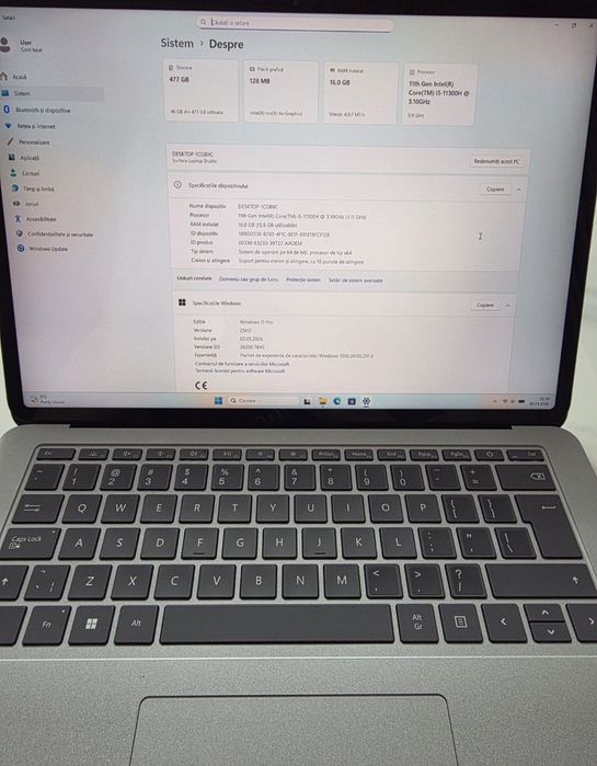Laptop microsoft surface studio