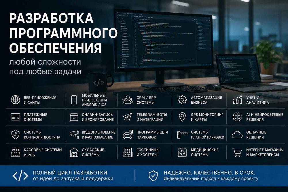Разработка ПО на заказ | Создание приложения | Программы Софт