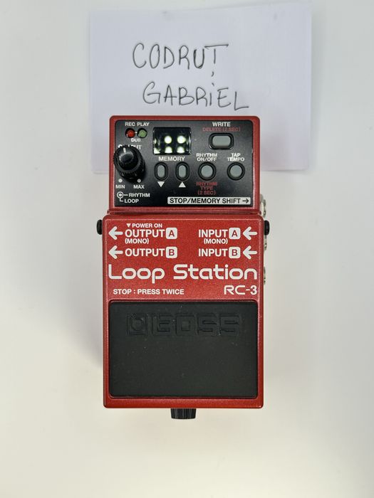 Pedala Chitara Looper BOSS Loopstation RC3
