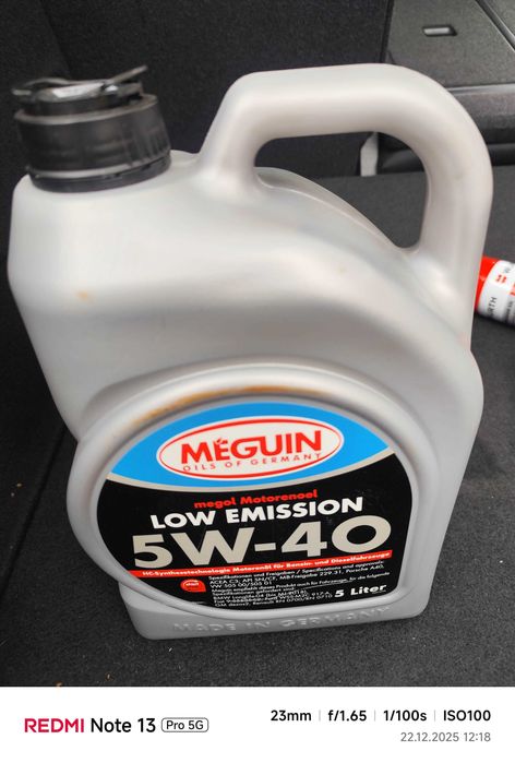 Ulei motor Megol Low Emission SAE 5W-40 – 5L