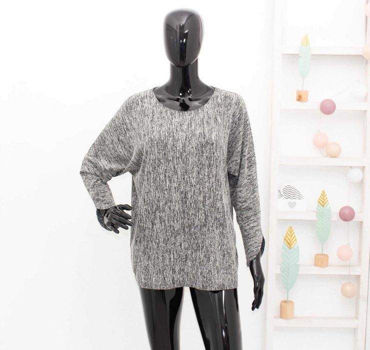 COS оригинална дамска блуза трикотажна сива L