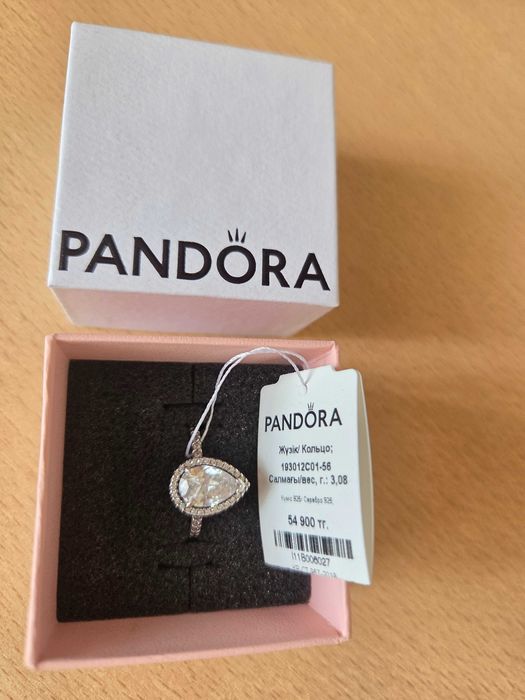 Кольцо Pandora с фианитами