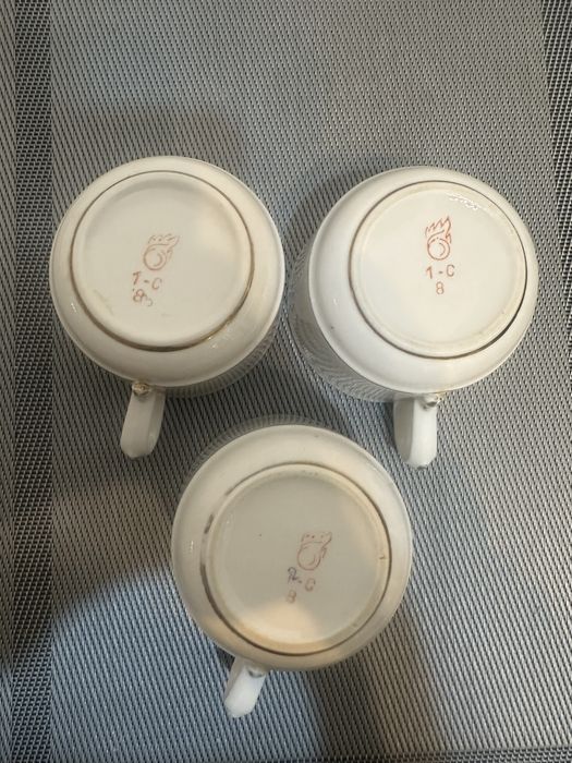 Советские чашки фарфор