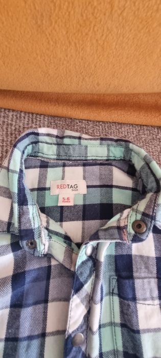 Рубашка на мальчика фланелька 5-6лет