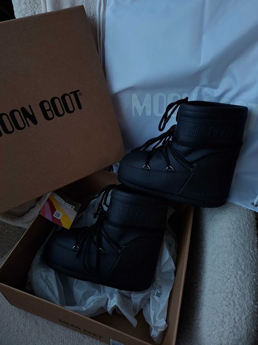Moon boot black original черни