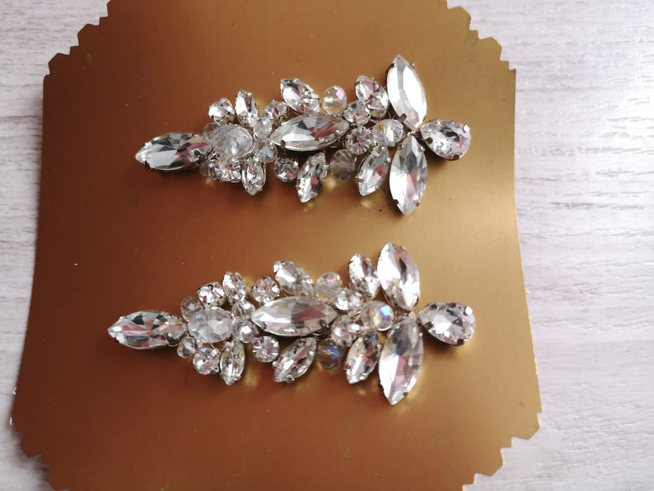 Set cristal si mărgele transparente