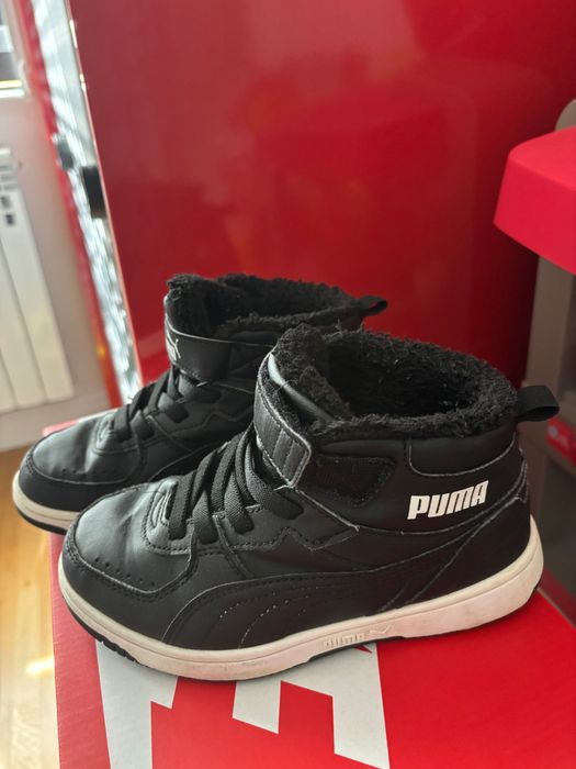 Детски черни маратонки Puma, 32 размер