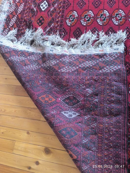 Туркменский шерстяной ковер/gilam ручной работы (2 шт.)