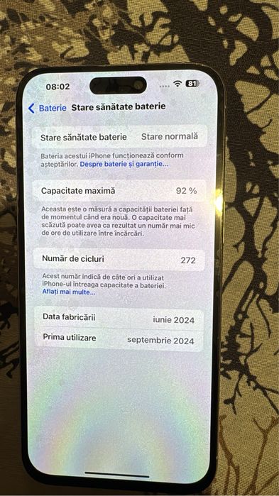 Vand Iphone  15 pro max