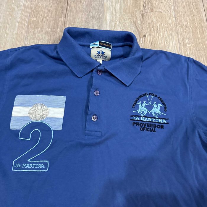 Tricou Polo La Martina cu Nationala Argentinei