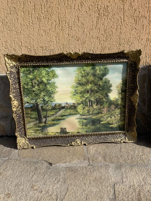 Стари ретро картини рисувани на платно с печат