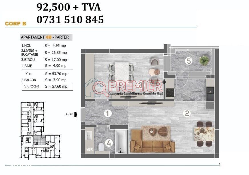 2 Camere | Poștalionului – Grand Arena
