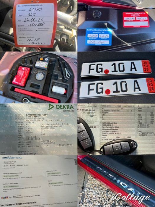 Nissan Qashqai Tekna 4x4 1.6 D*Full Options*Piele*Camere 360*Navi*Keyless Entry &Go