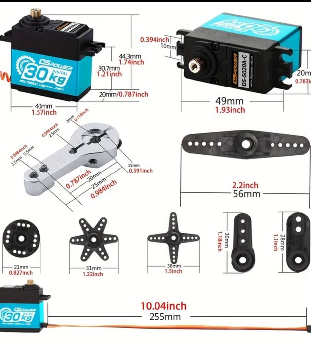 Servo  directie 30 kg digital  automodele rc