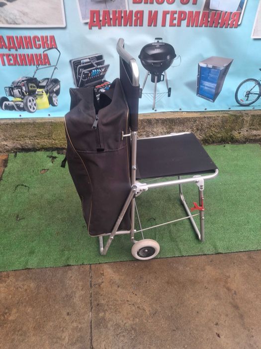 Количка за пазаруване с столче