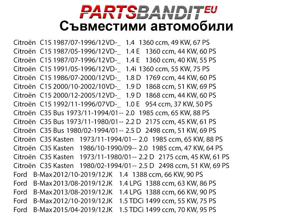 10 бр. Щипки Щипка Клипс Бутон за Citroen Ford Renault Peugeot
