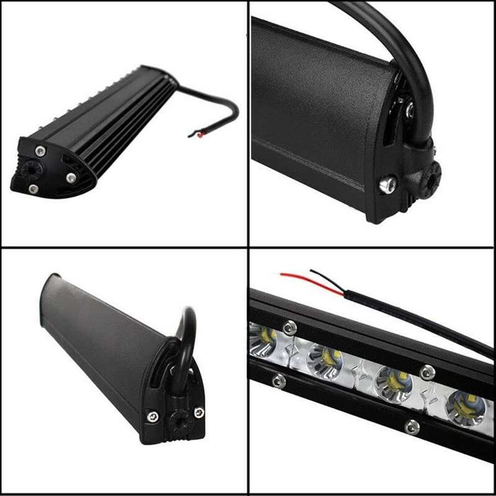 Едноредов SLIM 72W LED бар за осветление с 24 диода, 12/24V - 65.5 см.