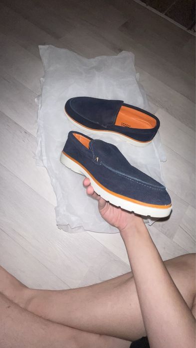 Santoni туфли ла лето