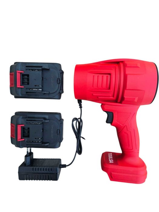 Акумулаторна духалка TOOLSA 36V, 8.0Ah –Комплект с 2 батерии и зарядно