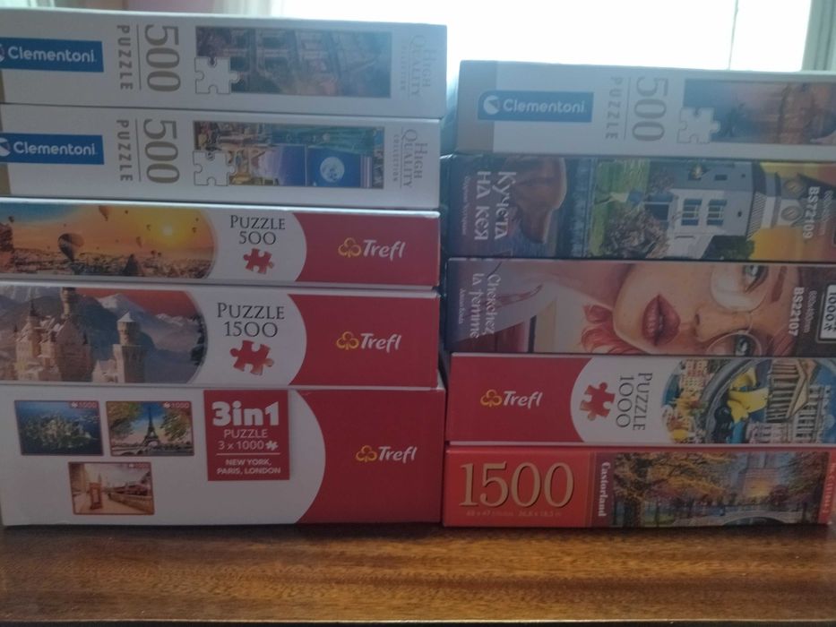 Пъзели Trefl, Castorland, Clementoni, Black sea