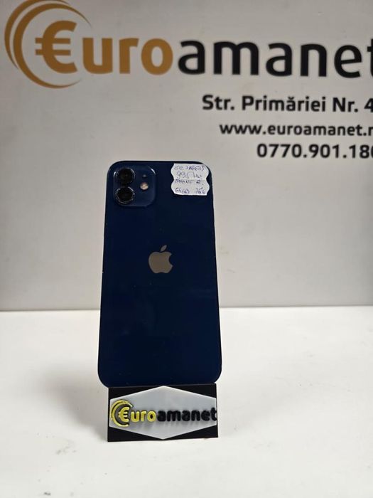 Telefon mobil Apple iPhone 12, 64GB, 5G Albastru Baterie 76% -P-