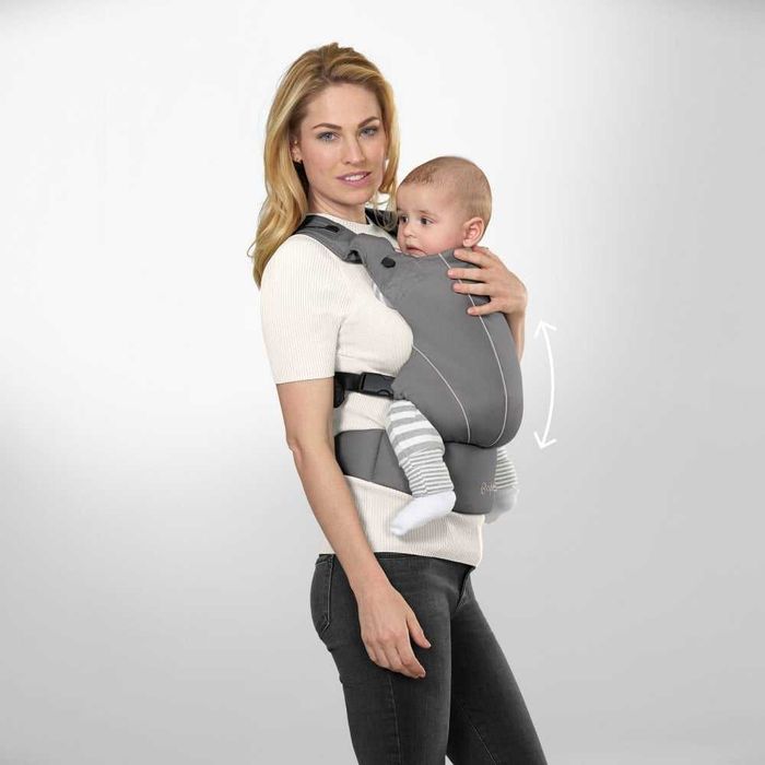 Marsupiu Bebeluș CYBEX Maira Click Baby Carrier - Gri Manhattan